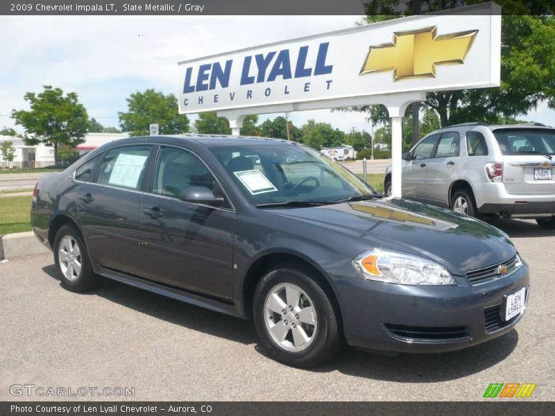 Slate Metallic / Gray 2009 Chevrolet Impala LT