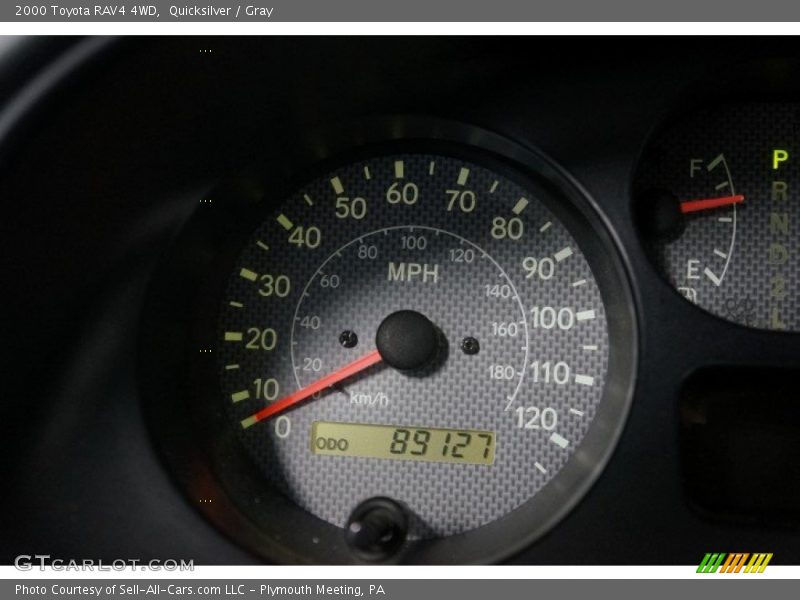 Quicksilver / Gray 2000 Toyota RAV4 4WD