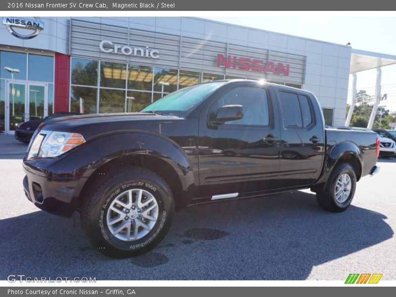 Magnetic Black / Steel 2016 Nissan Frontier SV Crew Cab