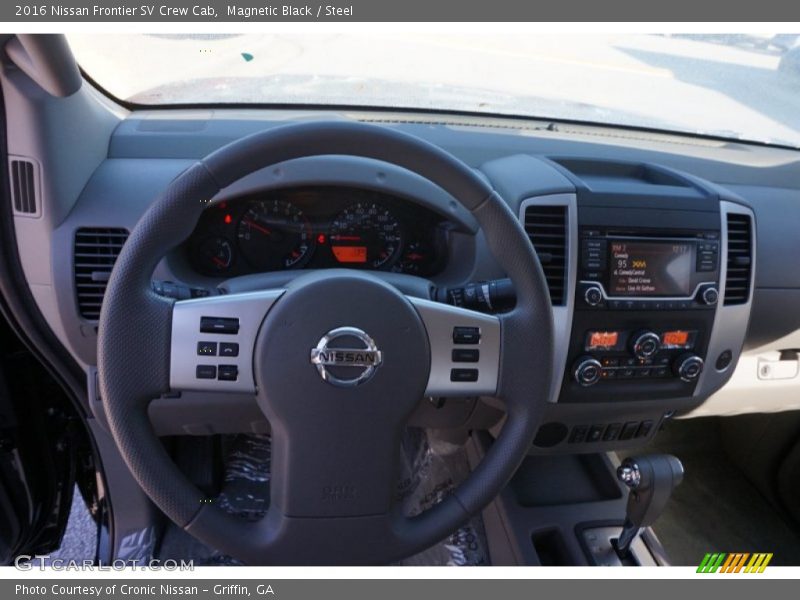 Magnetic Black / Steel 2016 Nissan Frontier SV Crew Cab