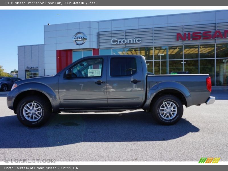 Gun Metallic / Steel 2016 Nissan Frontier SV Crew Cab