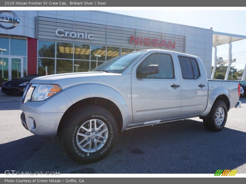 Brilliant Silver / Steel 2016 Nissan Frontier SV Crew Cab