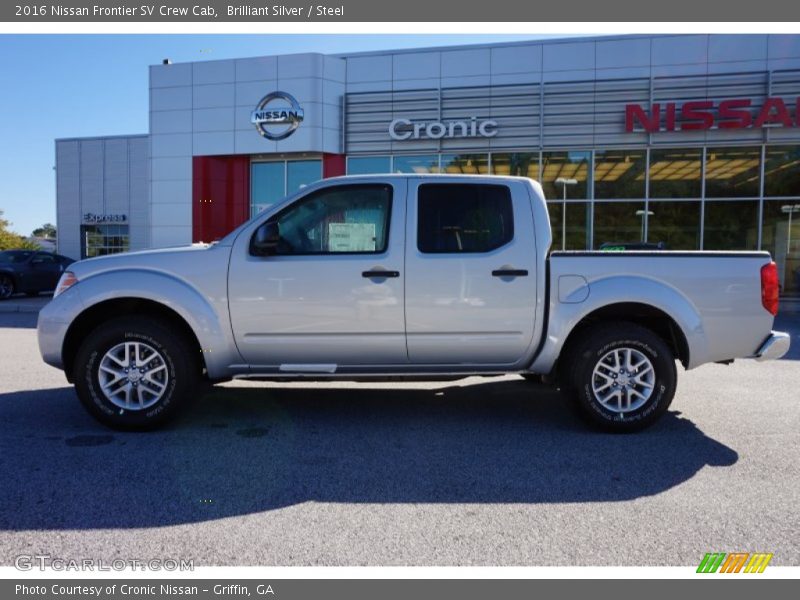 Brilliant Silver / Steel 2016 Nissan Frontier SV Crew Cab