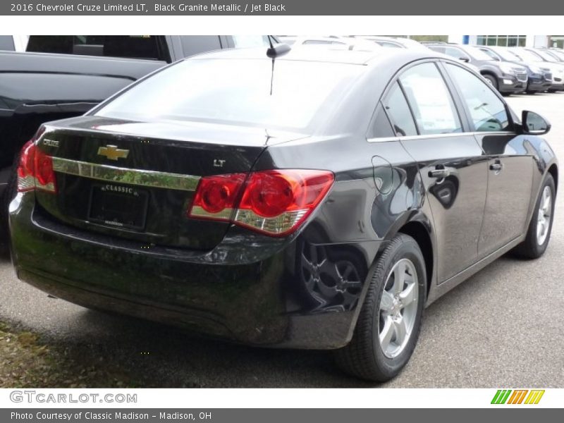 Black Granite Metallic / Jet Black 2016 Chevrolet Cruze Limited LT