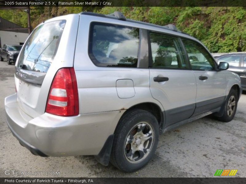 Platinum Silver Metallic / Gray 2005 Subaru Forester 2.5 X