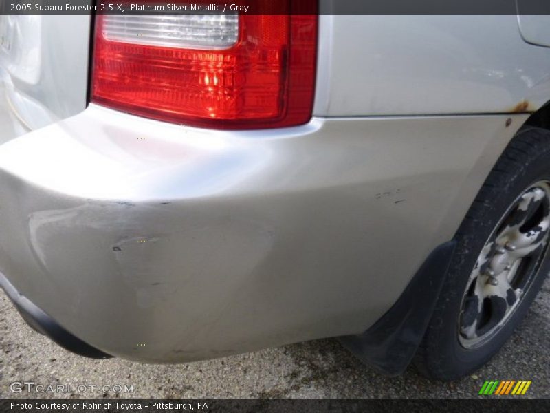Platinum Silver Metallic / Gray 2005 Subaru Forester 2.5 X