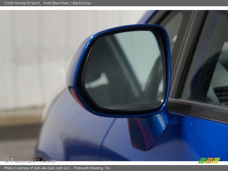 Vivid Blue Pearl / Black/Grey 2008 Honda Fit Sport