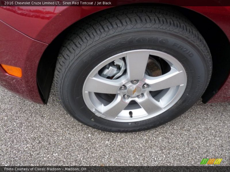Siren Red Tintcoat / Jet Black 2016 Chevrolet Cruze Limited LT