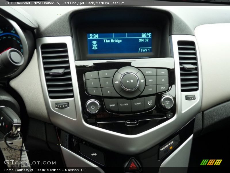 Red Hot / Jet Black/Medium Titanium 2016 Chevrolet Cruze Limited LS