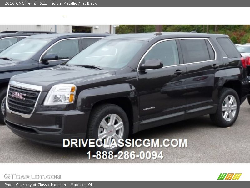 Iridium Metallic / Jet Black 2016 GMC Terrain SLE