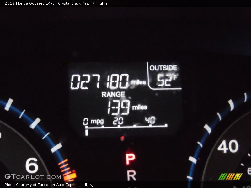 Crystal Black Pearl / Truffle 2013 Honda Odyssey EX-L