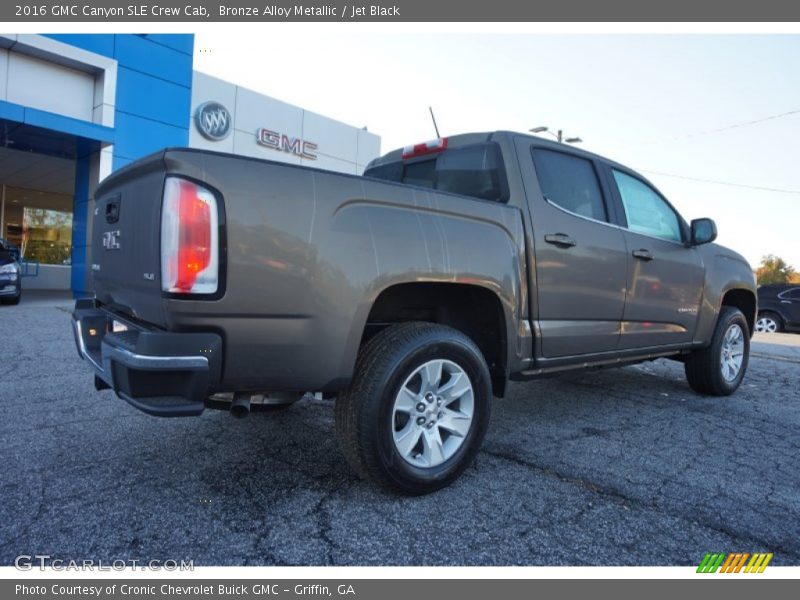 Bronze Alloy Metallic / Jet Black 2016 GMC Canyon SLE Crew Cab
