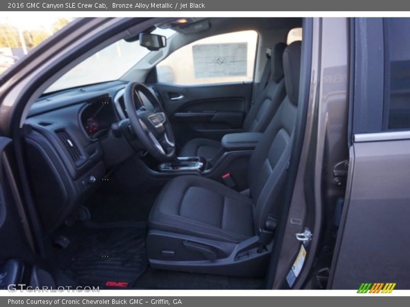 Bronze Alloy Metallic / Jet Black 2016 GMC Canyon SLE Crew Cab
