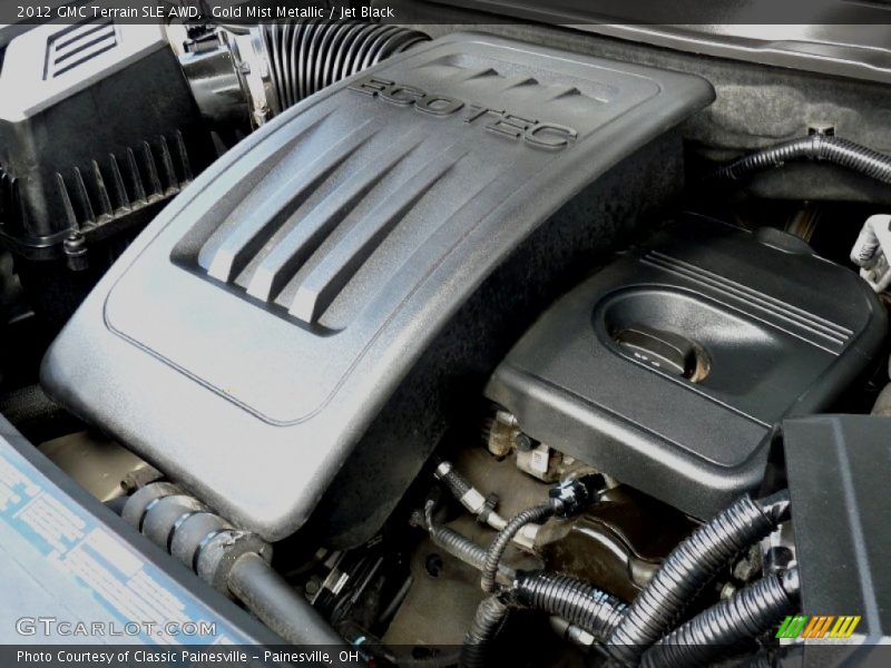 Gold Mist Metallic / Jet Black 2012 GMC Terrain SLE AWD