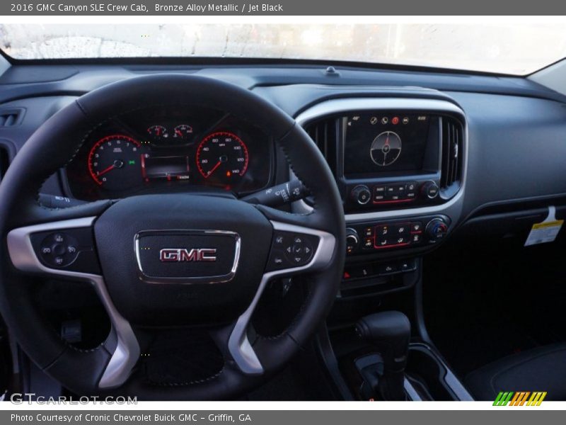 Bronze Alloy Metallic / Jet Black 2016 GMC Canyon SLE Crew Cab