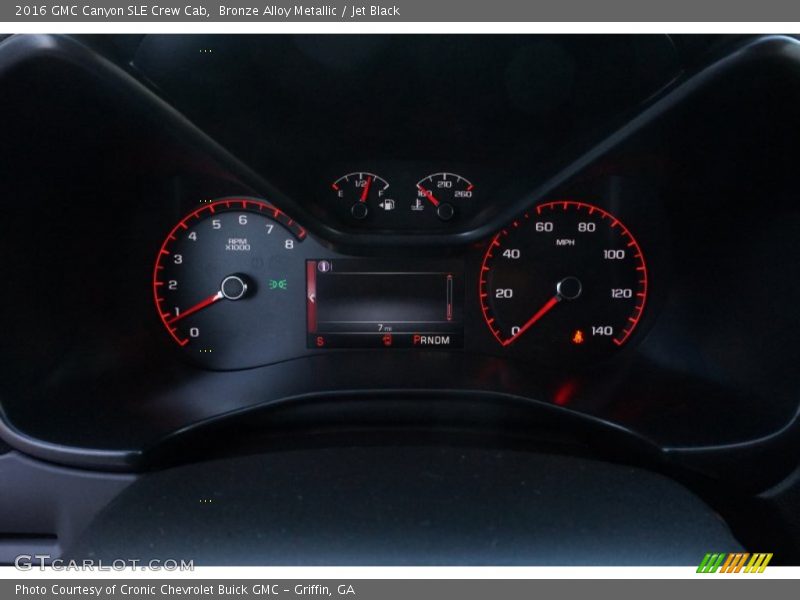 Bronze Alloy Metallic / Jet Black 2016 GMC Canyon SLE Crew Cab