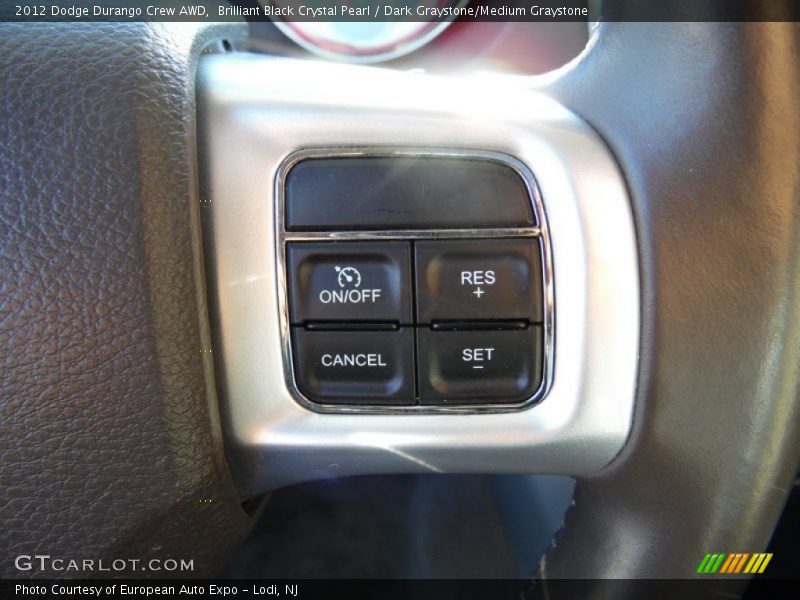 Brilliant Black Crystal Pearl / Dark Graystone/Medium Graystone 2012 Dodge Durango Crew AWD