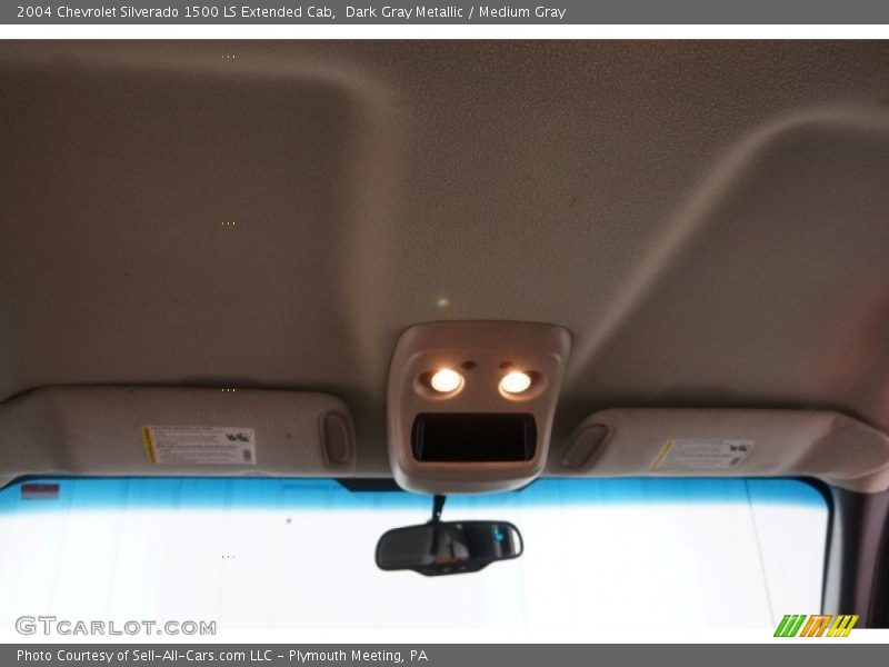 Dark Gray Metallic / Medium Gray 2004 Chevrolet Silverado 1500 LS Extended Cab