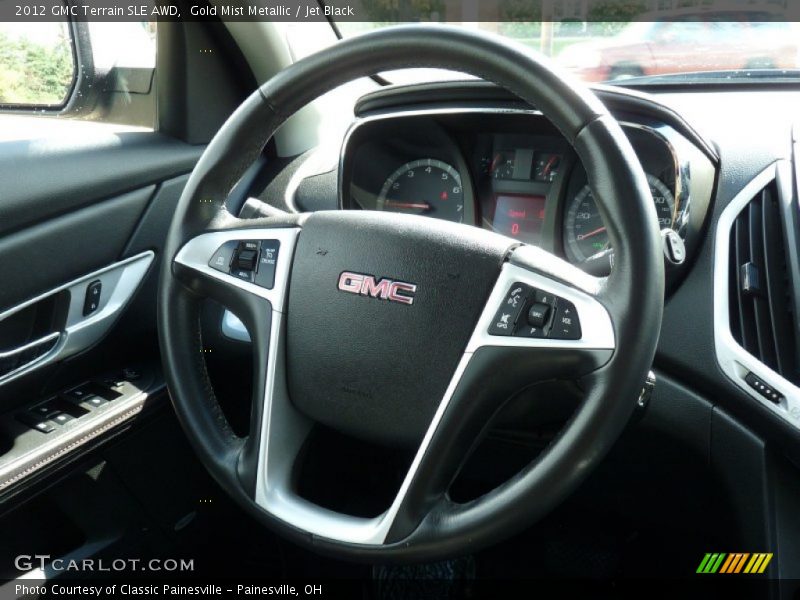 Gold Mist Metallic / Jet Black 2012 GMC Terrain SLE AWD
