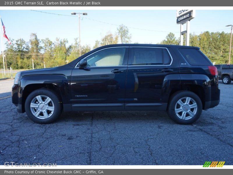 Carbon Black Metallic / Jet Black 2015 GMC Terrain SLE