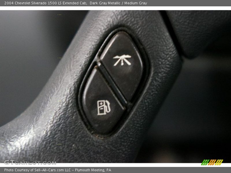 Dark Gray Metallic / Medium Gray 2004 Chevrolet Silverado 1500 LS Extended Cab