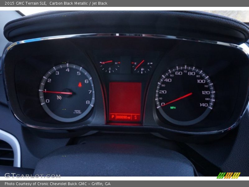 Carbon Black Metallic / Jet Black 2015 GMC Terrain SLE