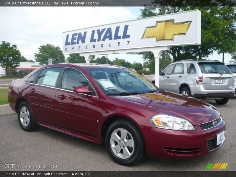 Red Jewel Tintcoat / Ebony 2009 Chevrolet Impala LT