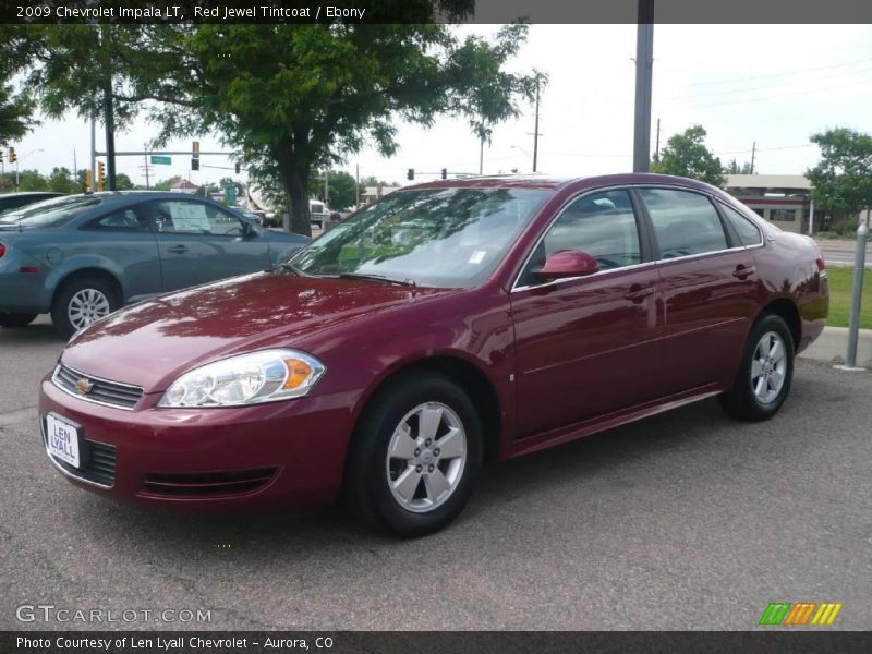 Red Jewel Tintcoat / Ebony 2009 Chevrolet Impala LT