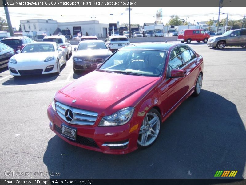 Mars Red / Cappuccino/Black 2013 Mercedes-Benz C 300 4Matic Sport