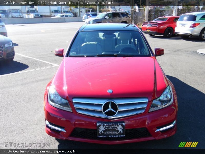 Mars Red / Cappuccino/Black 2013 Mercedes-Benz C 300 4Matic Sport