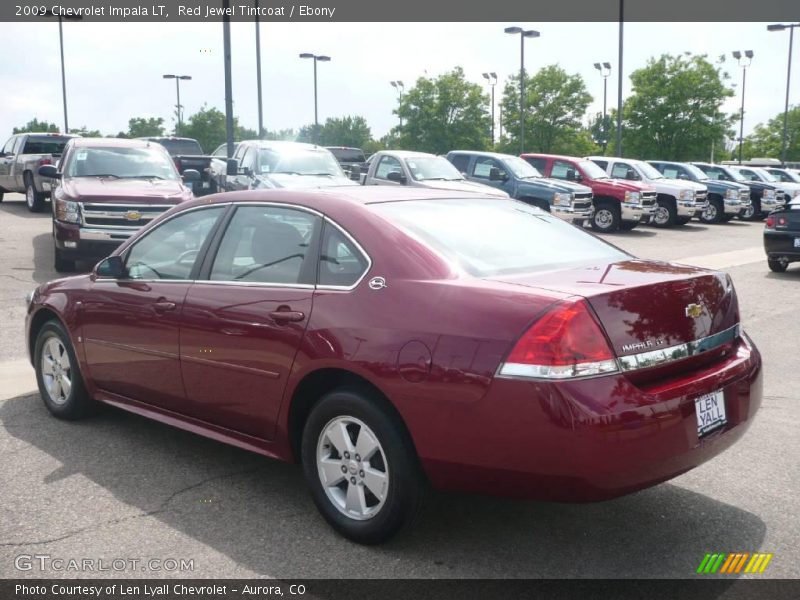 Red Jewel Tintcoat / Ebony 2009 Chevrolet Impala LT