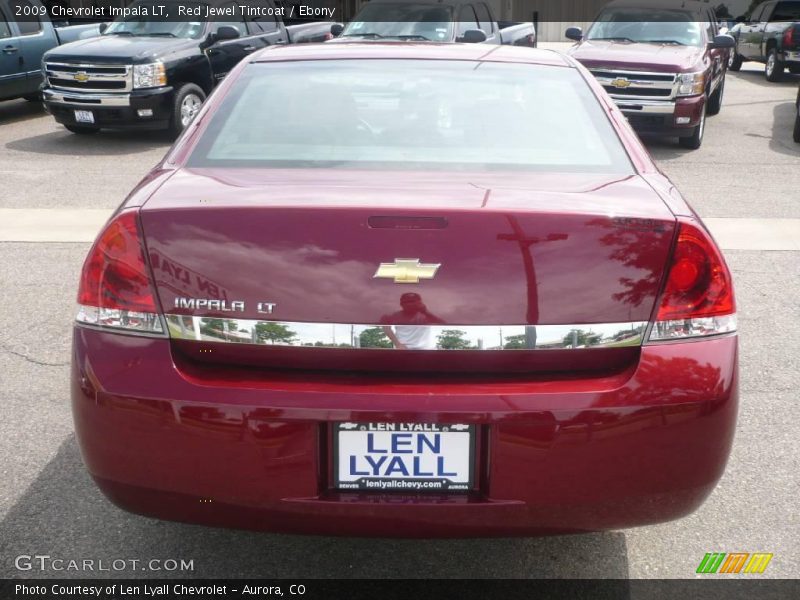 Red Jewel Tintcoat / Ebony 2009 Chevrolet Impala LT