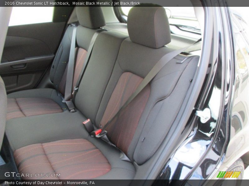 Rear Seat of 2016 Sonic LT Hatchback