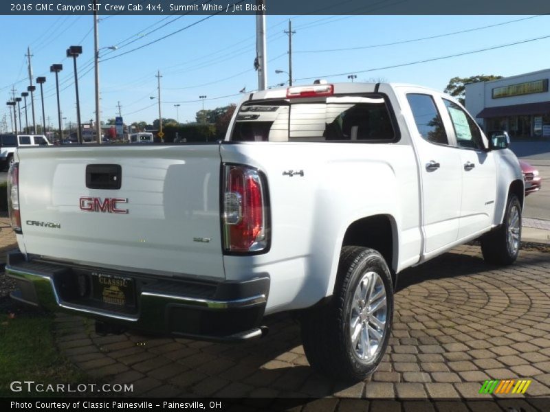 Summit White / Jet Black 2016 GMC Canyon SLT Crew Cab 4x4
