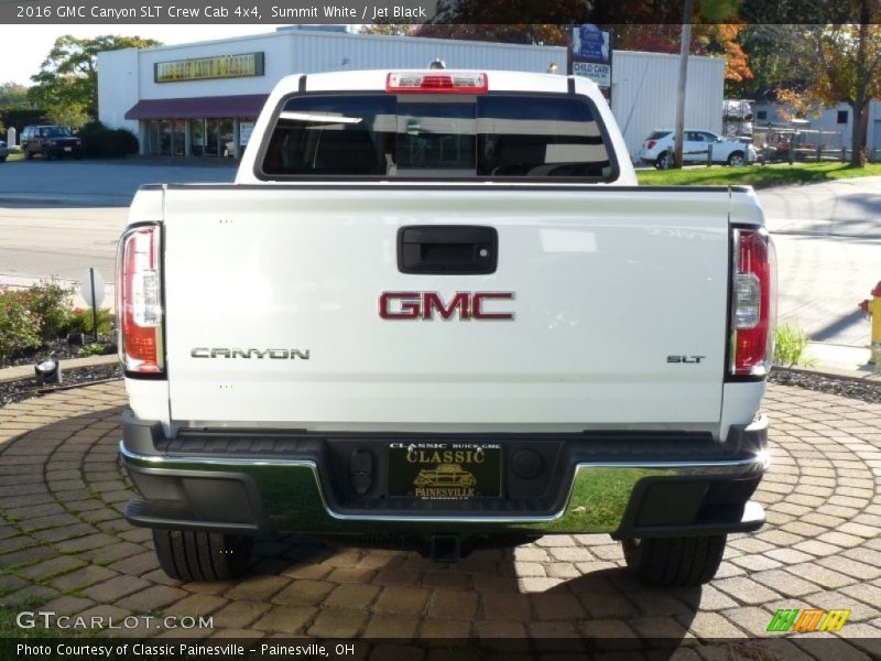 Summit White / Jet Black 2016 GMC Canyon SLT Crew Cab 4x4