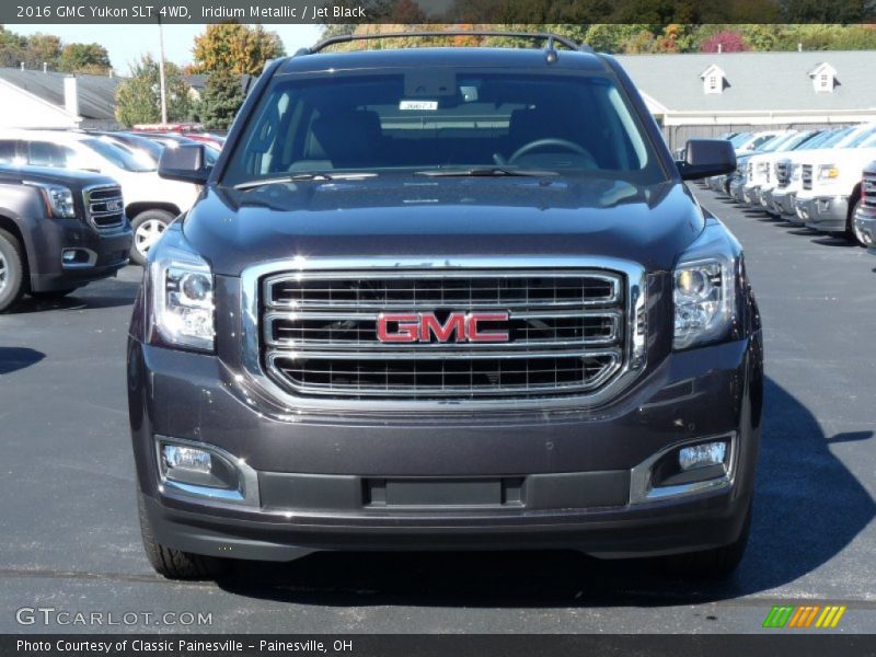 Iridium Metallic / Jet Black 2016 GMC Yukon SLT 4WD