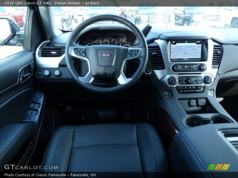 Iridium Metallic / Jet Black 2016 GMC Yukon SLT 4WD