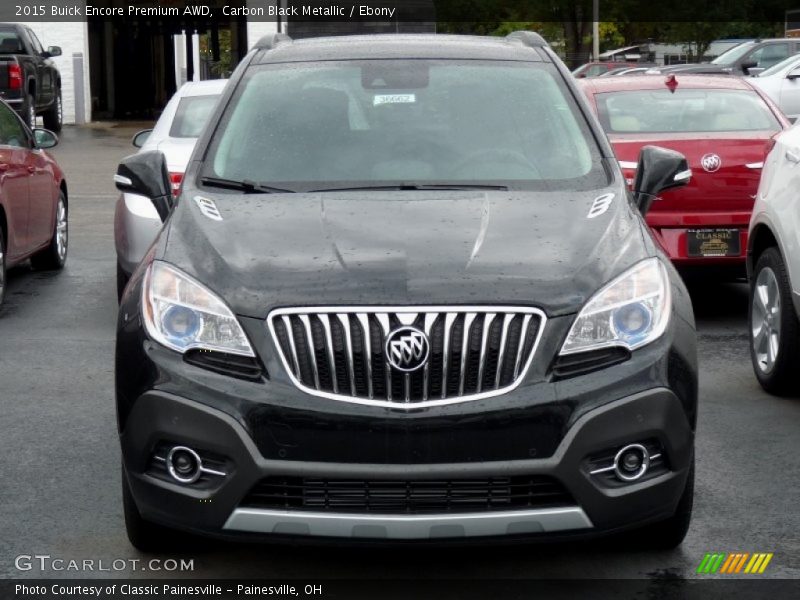 Carbon Black Metallic / Ebony 2015 Buick Encore Premium AWD
