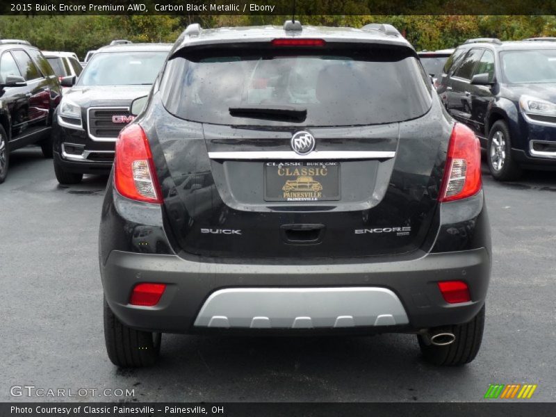 Carbon Black Metallic / Ebony 2015 Buick Encore Premium AWD