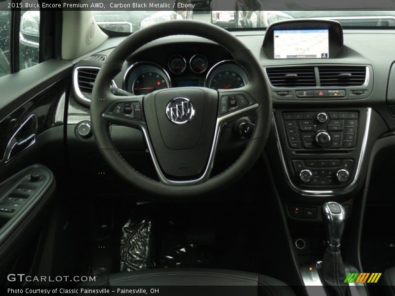 Carbon Black Metallic / Ebony 2015 Buick Encore Premium AWD