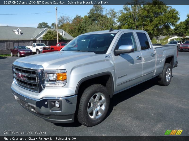 Front 3/4 View of 2015 Sierra 1500 SLT Double Cab 4x4