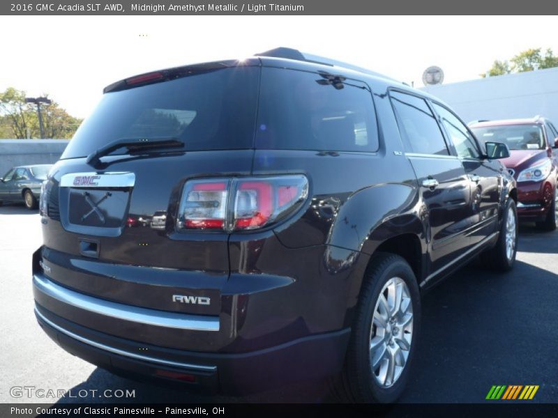 Midnight Amethyst Metallic / Light Titanium 2016 GMC Acadia SLT AWD