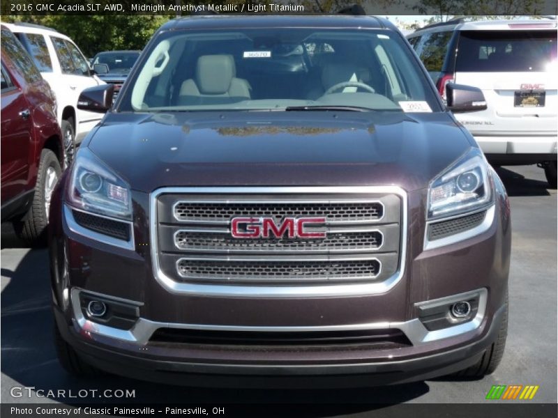 Midnight Amethyst Metallic / Light Titanium 2016 GMC Acadia SLT AWD