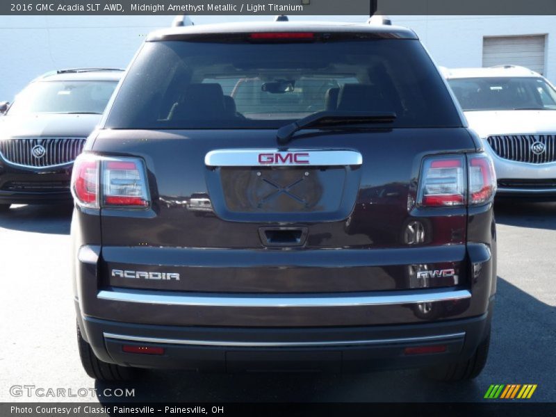 Midnight Amethyst Metallic / Light Titanium 2016 GMC Acadia SLT AWD