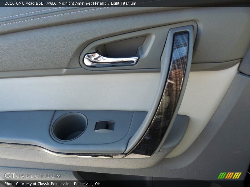 Midnight Amethyst Metallic / Light Titanium 2016 GMC Acadia SLT AWD