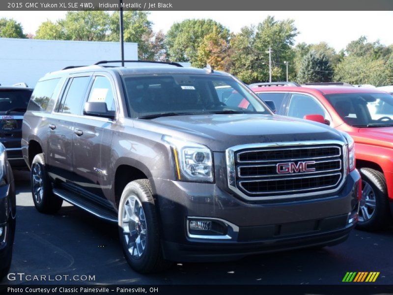 Iridium Metallic / Jet Black 2015 GMC Yukon XL SLE 4WD