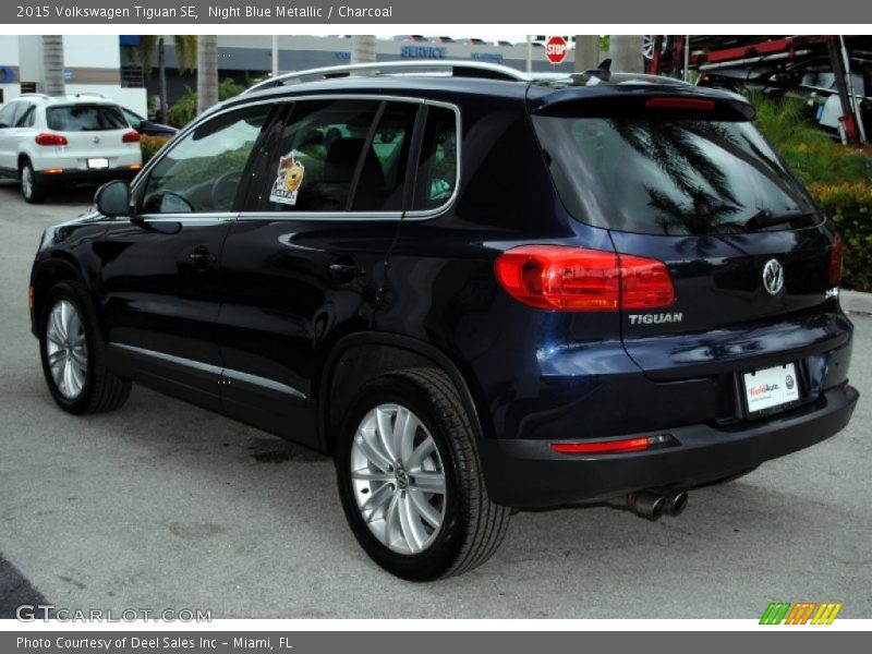 Night Blue Metallic / Charcoal 2015 Volkswagen Tiguan SE