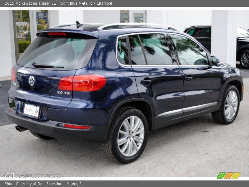 Night Blue Metallic / Charcoal 2015 Volkswagen Tiguan SE