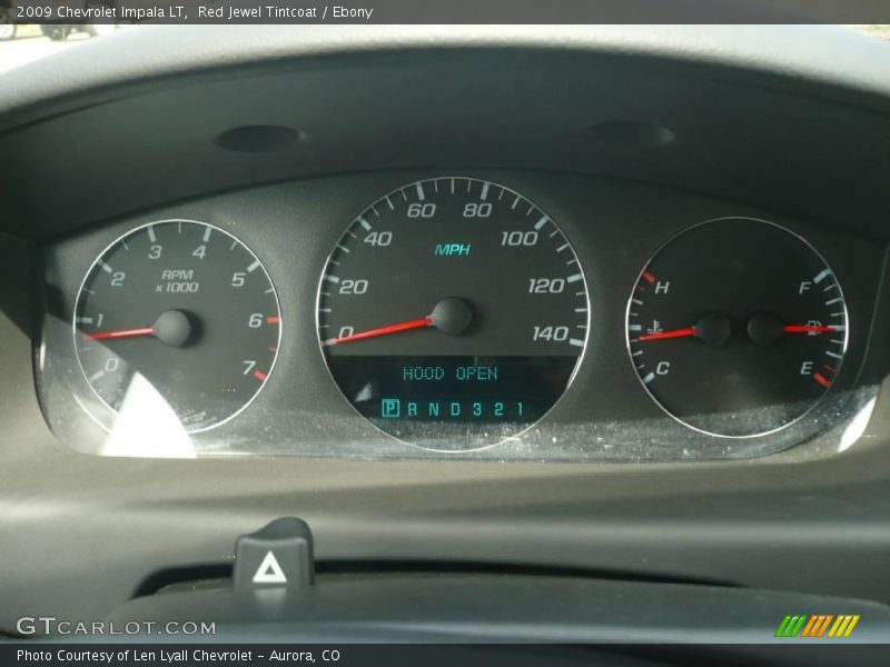 Red Jewel Tintcoat / Ebony 2009 Chevrolet Impala LT