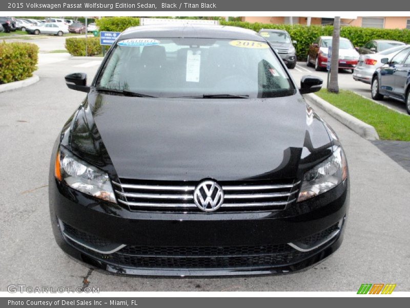 Black / Titan Black 2015 Volkswagen Passat Wolfsburg Edition Sedan